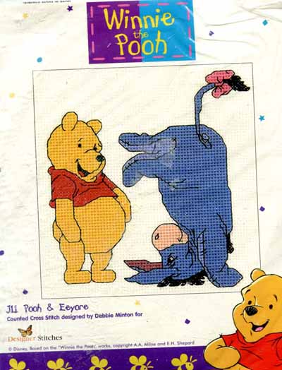 Winnie the Pooh  J11 Pooh & Eeyore Zhlmuster